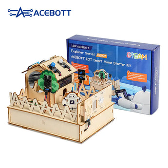 ACEBOTT ACEBOTT QE007 ESP32 Smart Home IoT Starter Kit with Arduino/ACECode(Scratch) - Plus