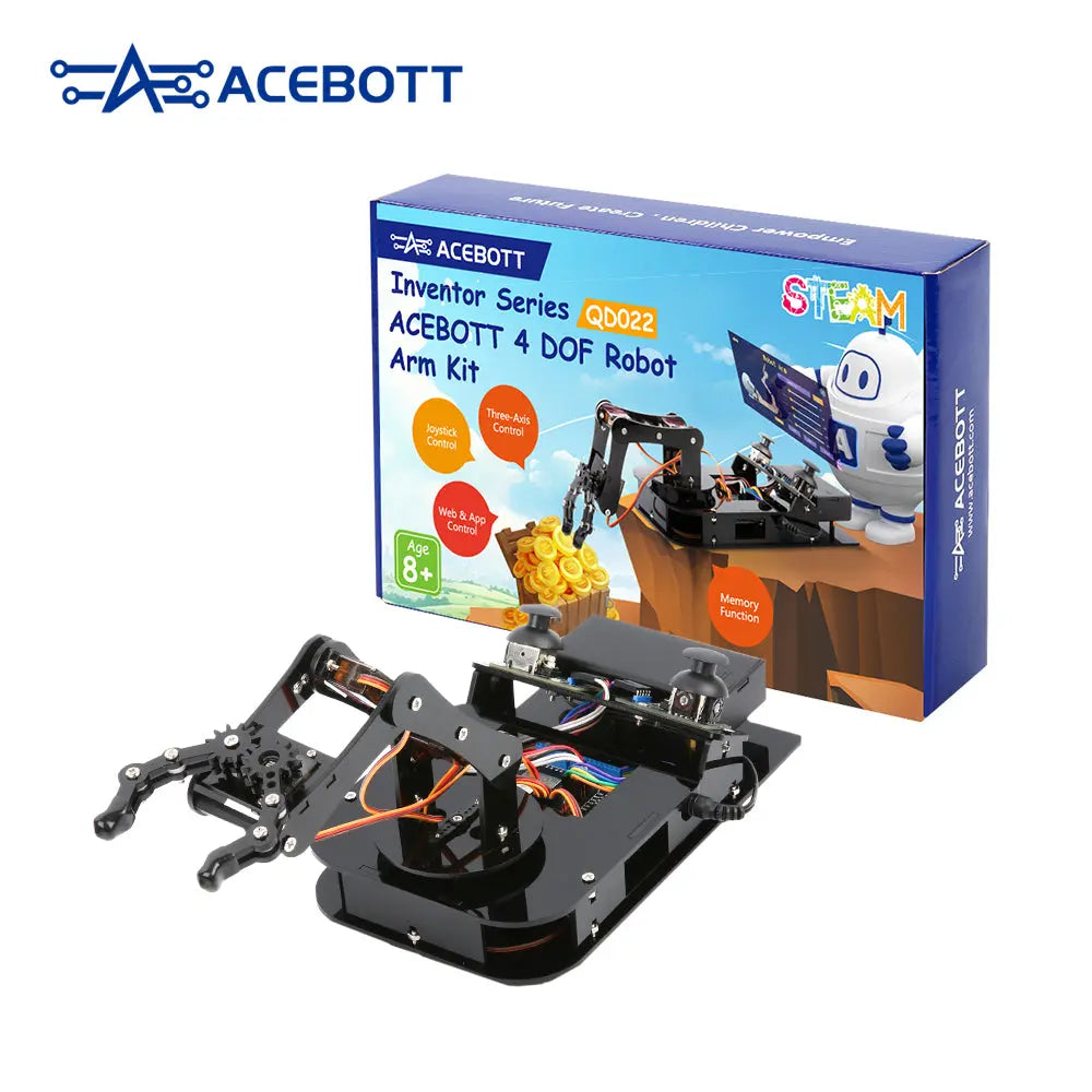 ACEBOTT ACEBOTT QE022 ESP32 Programmable Robot Arm Kit for Arduino