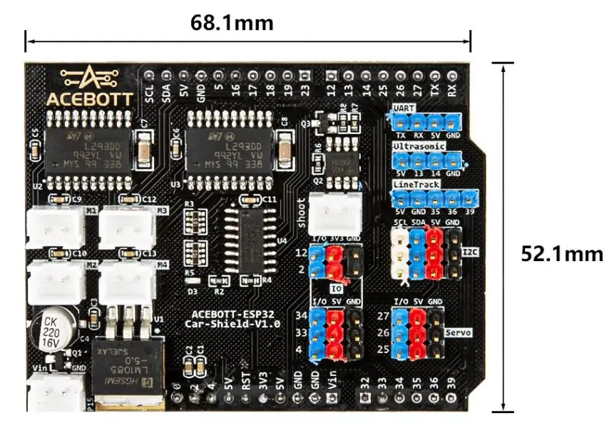Esp32 car shield 2