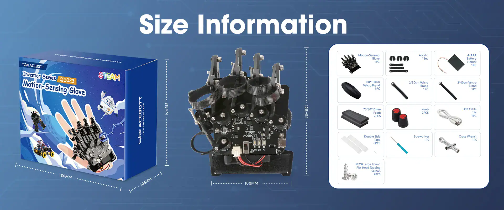 尺寸展示和包裹内清单 1920&times;800