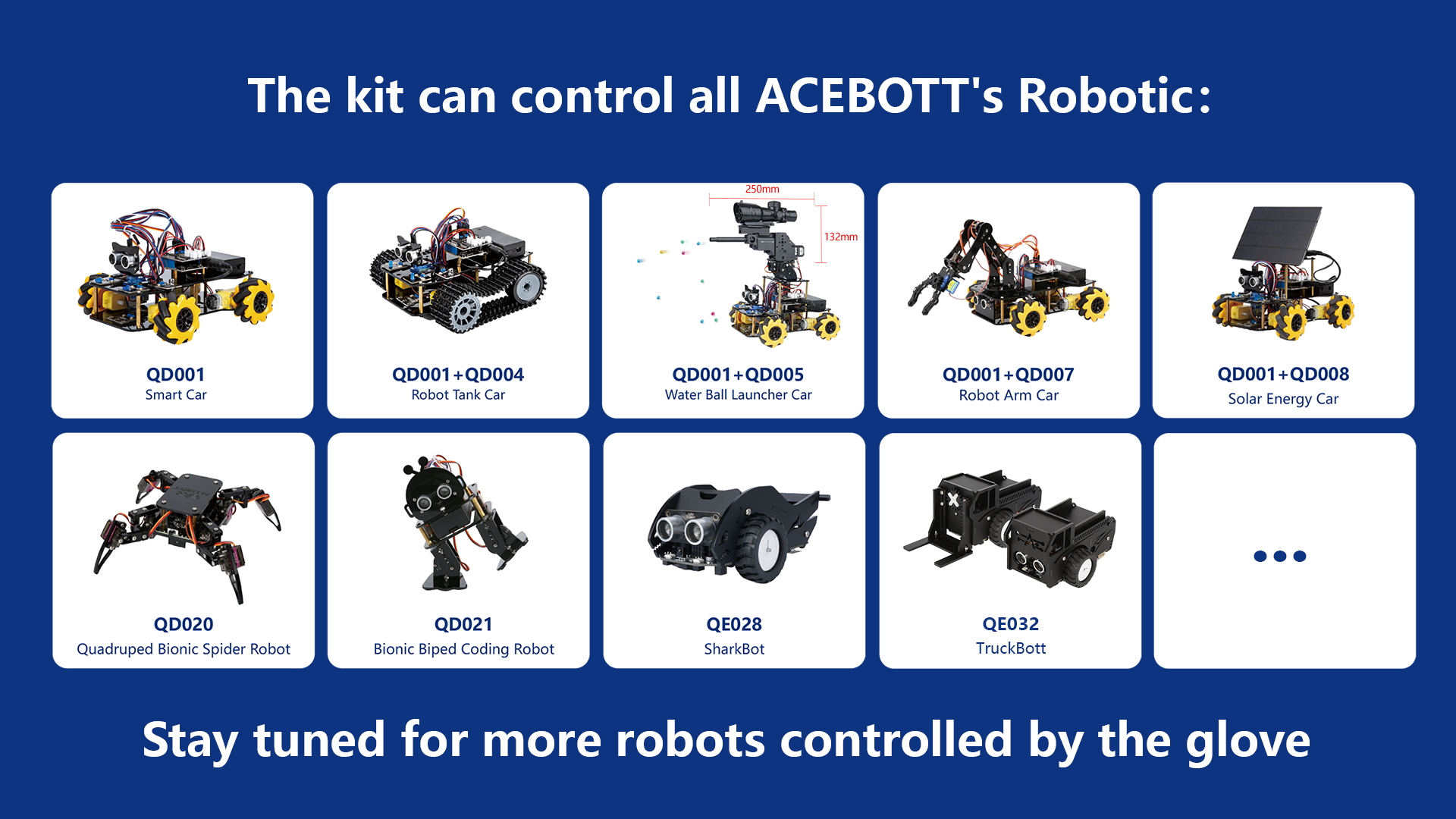 Qd023 motion sensing glove kit control robots