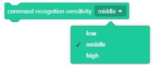 Qb113 speech recognition module block programming demonstration7