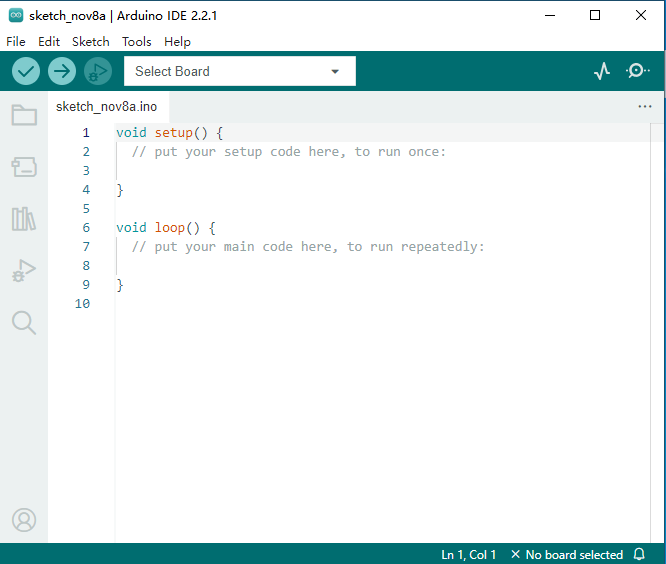 Arduino client interface