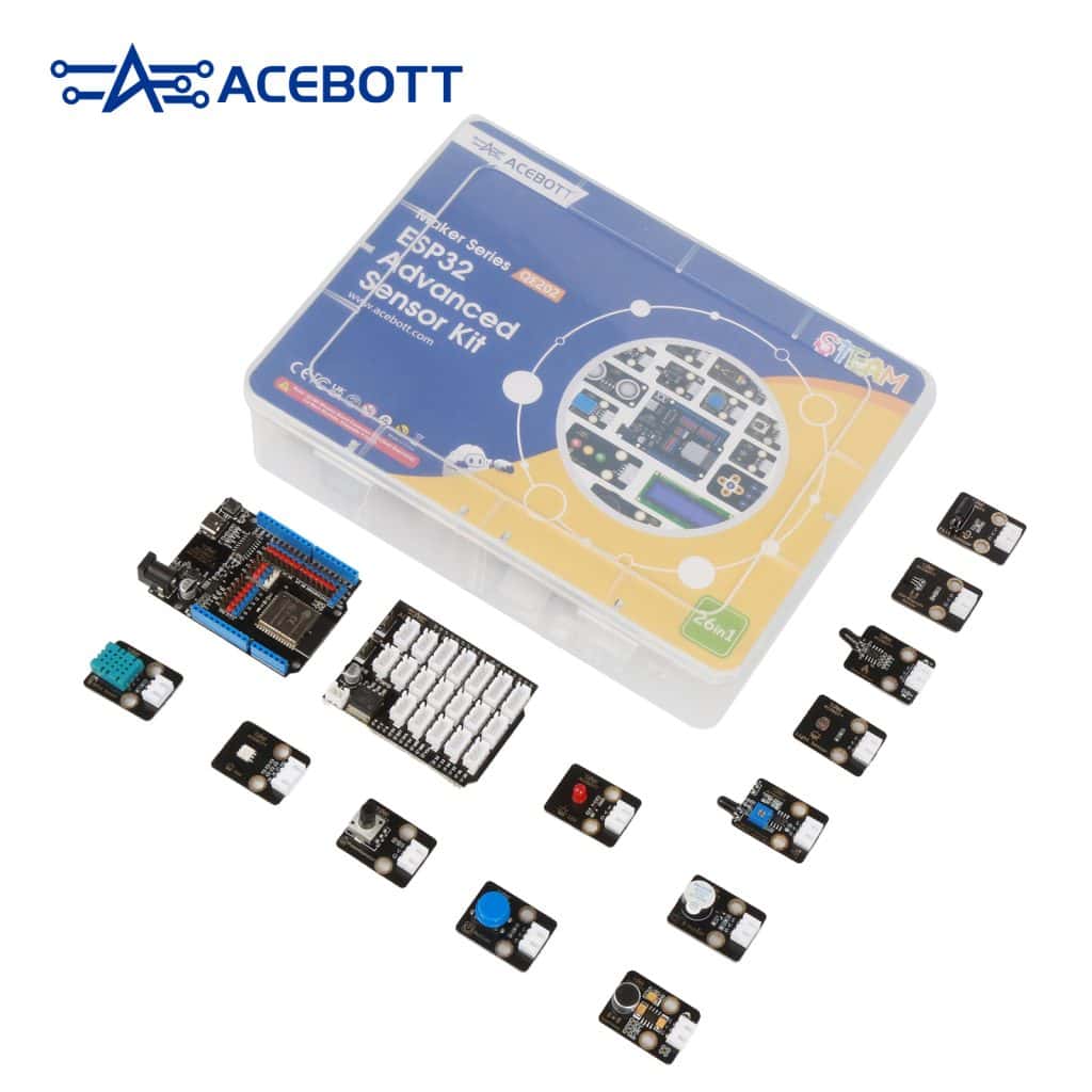 Qe202 esp32 advanced sensor kit product white background image