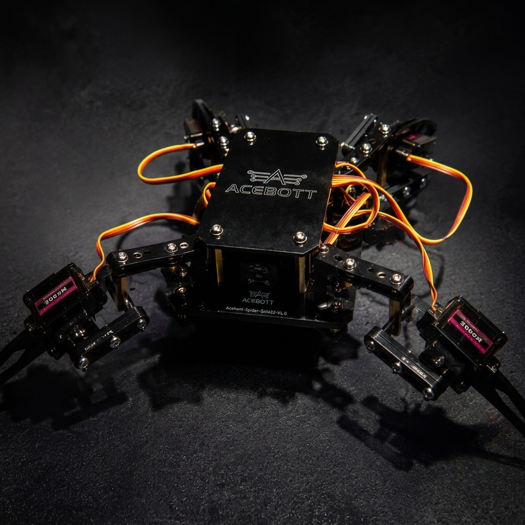 Image from the ACEBOTT QD020 Spider Robot blog.