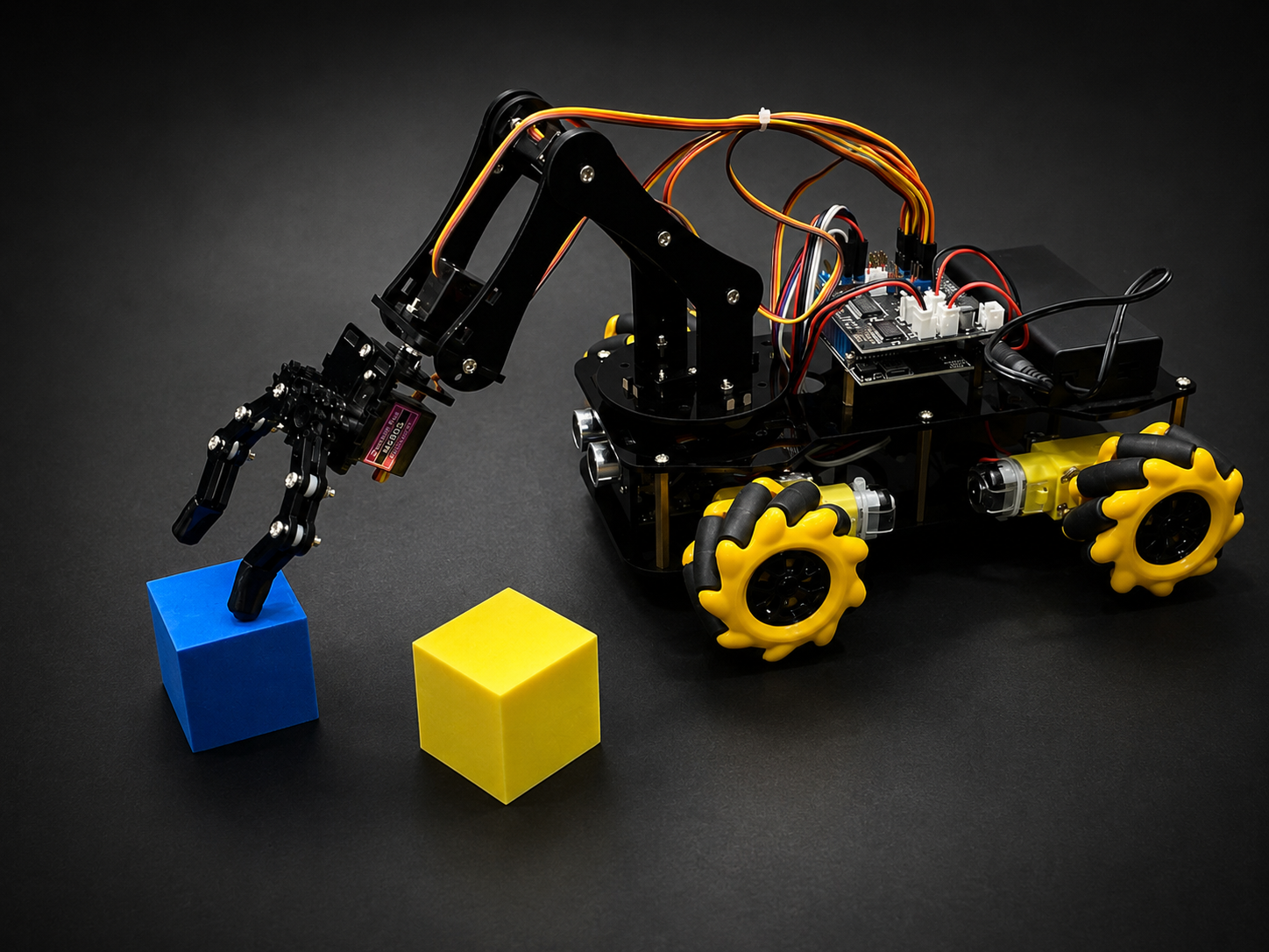 QD001+QD007 robotic arm demonstration